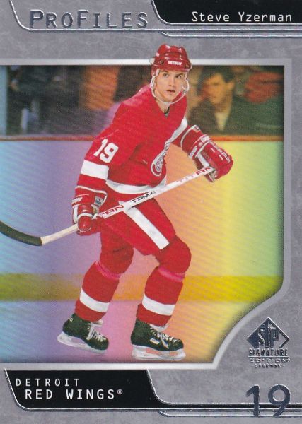 insert karta STEVE YZERMAN 20-21 SP Signature Legends Profiles číslo P-19